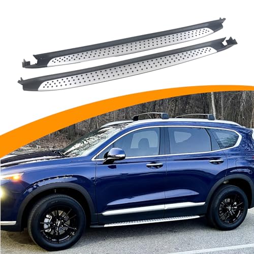 Snailfly Fit for Hyundai Santa Fe 2019-2023 Running Boards Protector Side Step Nerf Bar
