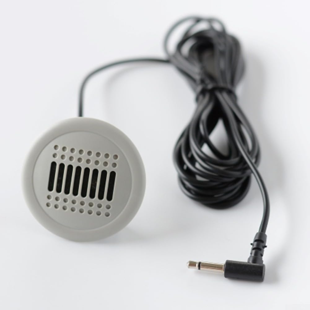 Lecreatekit Microfono per radio Android, 3 5 mm microfono cablato per autoradio perfetto per radio Android in per BMW e altri modelli