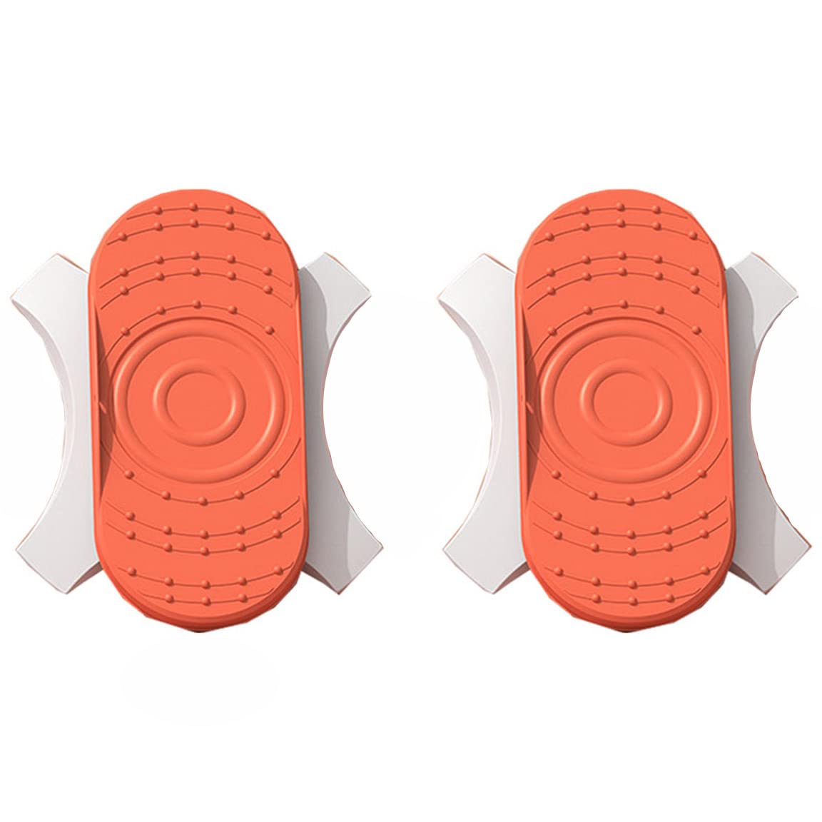 Twisting Board, Twisting Waist Disc, Split Type Waist Twisting Disc, Body Shaping Twisting Waist Exercise Machine Cardio Exercise Twist Board, Wobble Fitness Fit Waist Exercise (Orange)