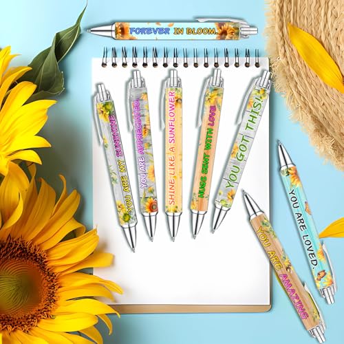 Set de bolígrafos Idealmuzik con diseño de girasol miniatura 7
