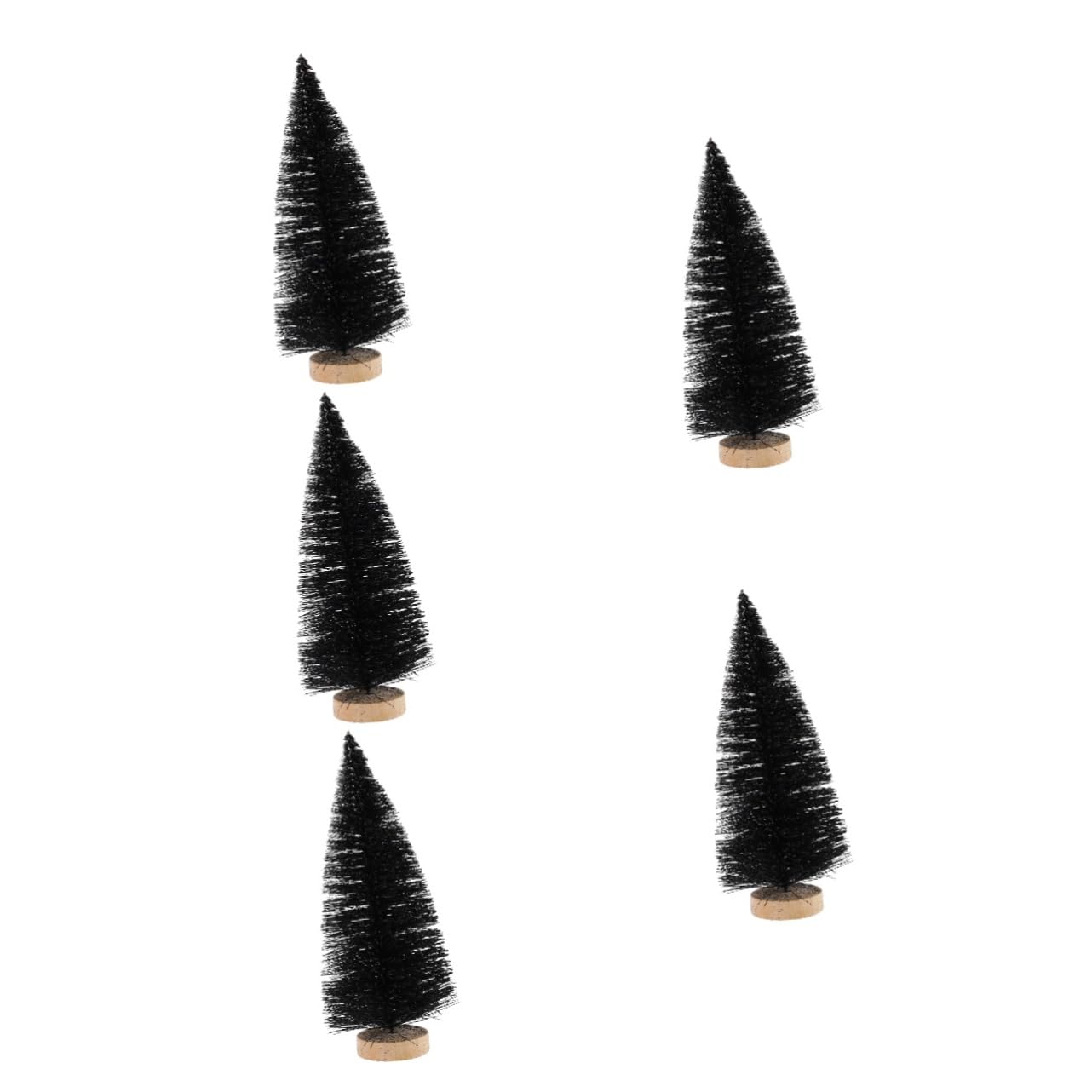 Didiseaon 5pezzi Mini Albero Di Natale Artificiale Da Scrivania Decorazione Natalizia Slim Per Interni Ed Esterni Ornamento Per Famiglia e Amici