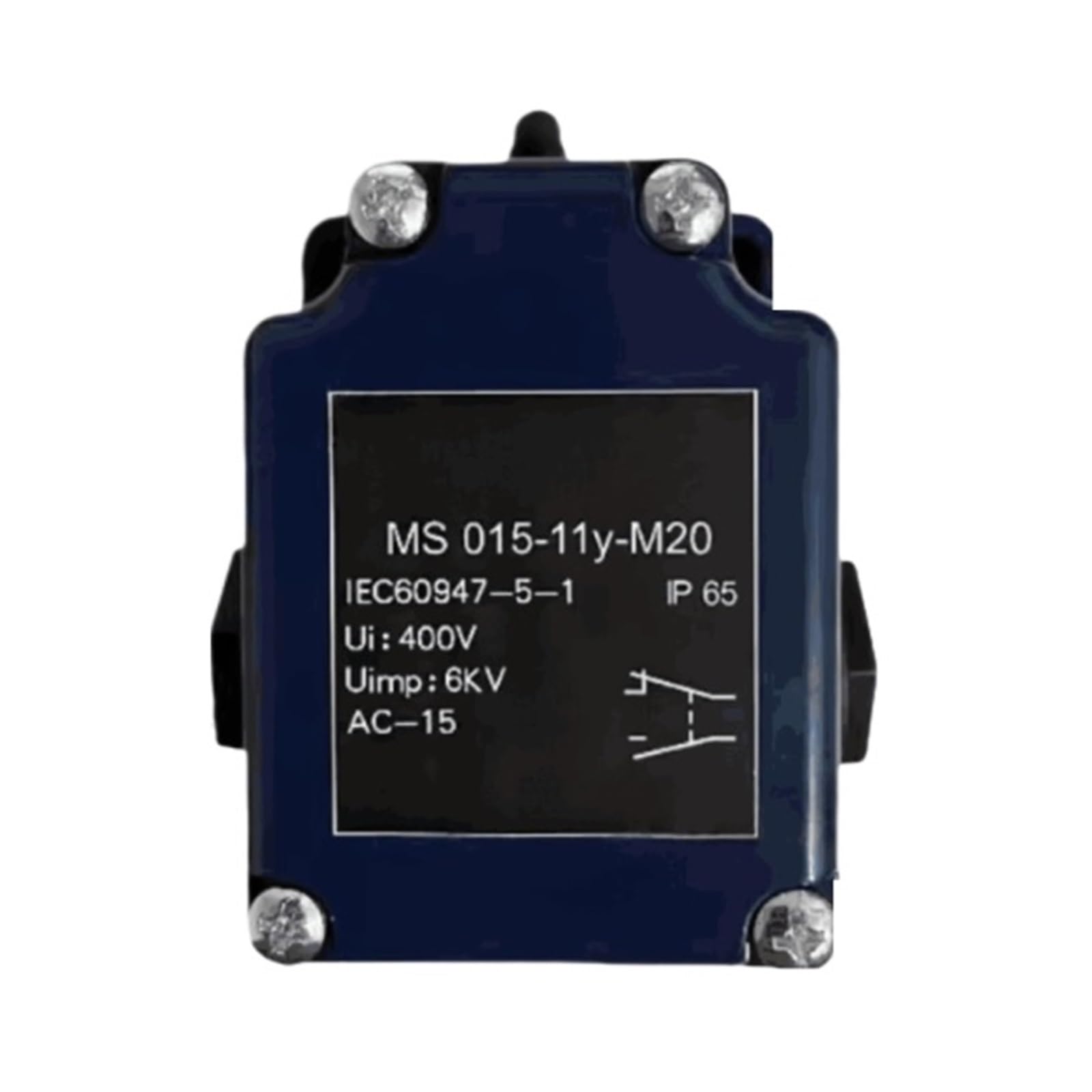 MS 015-11y-M20 travel switch robuste en boîtier métallique haute durabilité