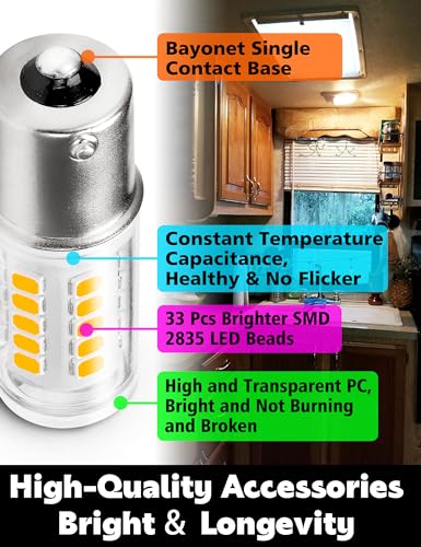 Xyanmc BA270 Ba15S 1156 1141 1003 S8 Sc Led Bulbs thumb #4