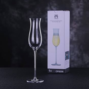 Amazon | シャンパングラス 4個セット クリスタル 気泡が