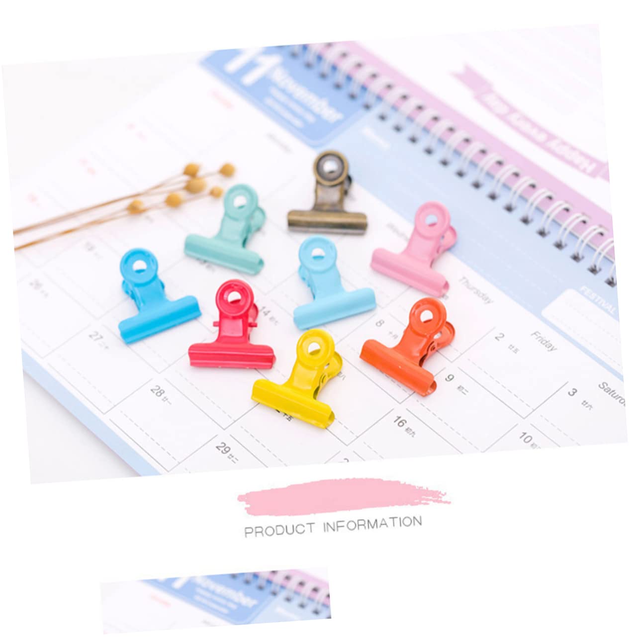 120pezzi Clip Metalliche Rotondper Documenti Fermagli Per e Scuola Resistente Per Organizzazione e Esposizione Prezzi