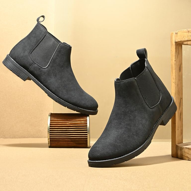 BOLTAGO Men’s Black Chelsea Boots - Image 2