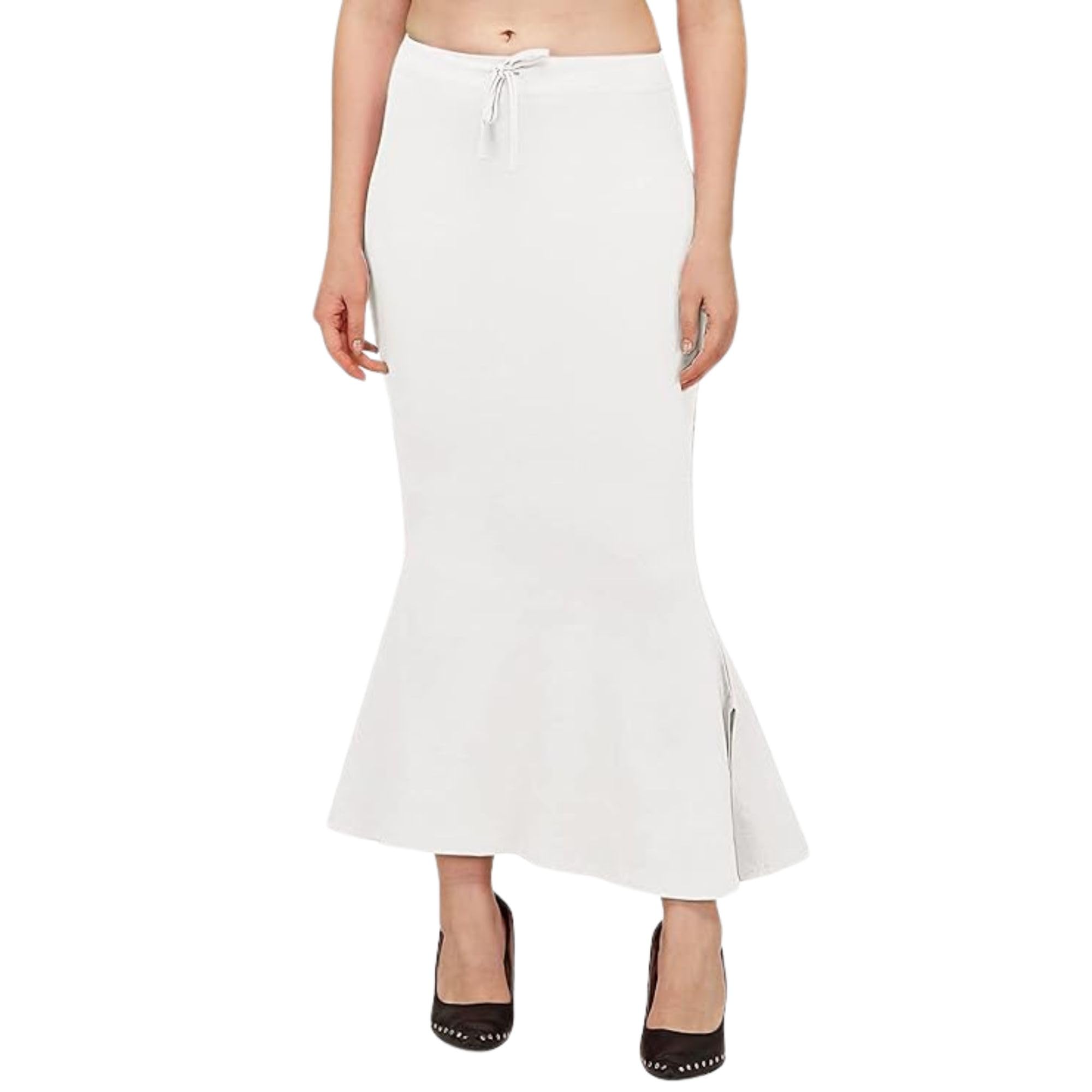 Women's Blended Soft Cotton Elastane Fabric Saree Skirt, Saree Shaper, Saree Shapewear for Women-picture-55