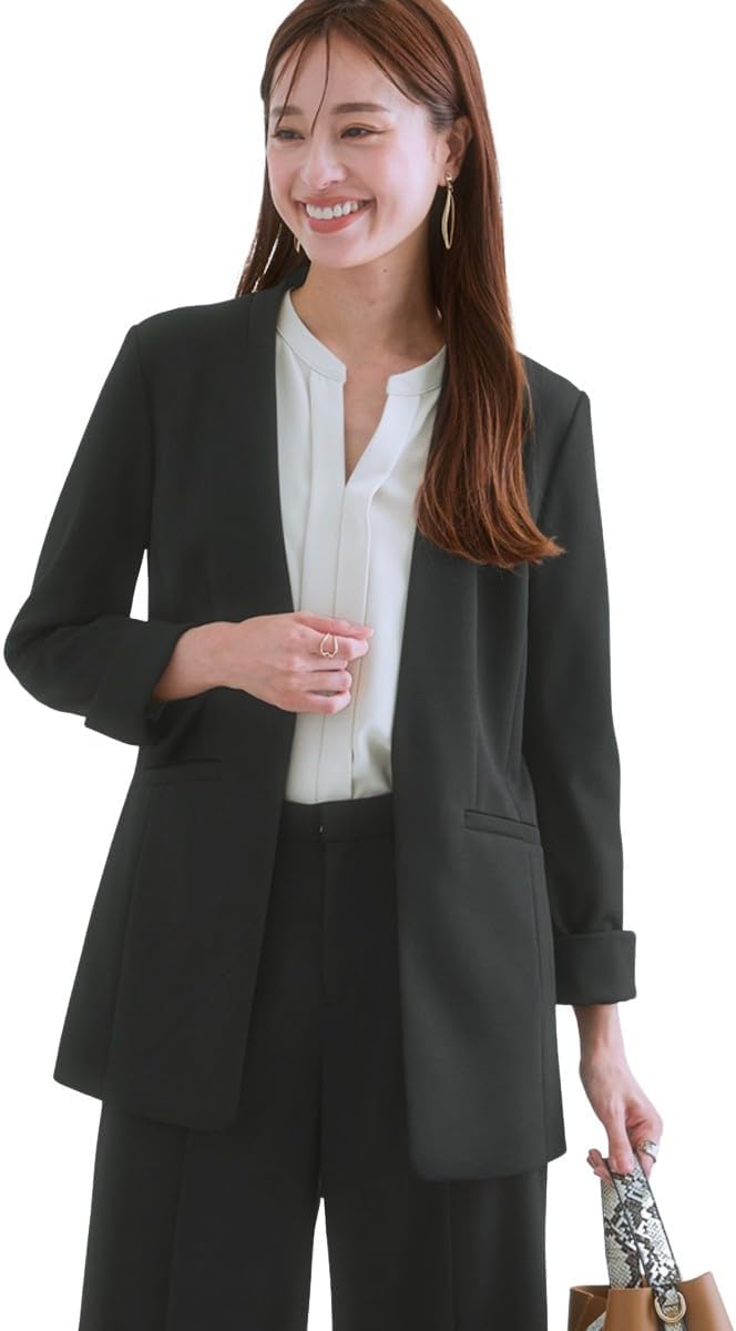 AMERI RETRO FAKE LEATHER JACKET ジャケット 黒 レディース