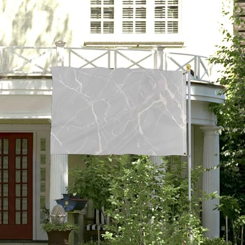 Bannière décorative pour cour en marbre noir double face - 4