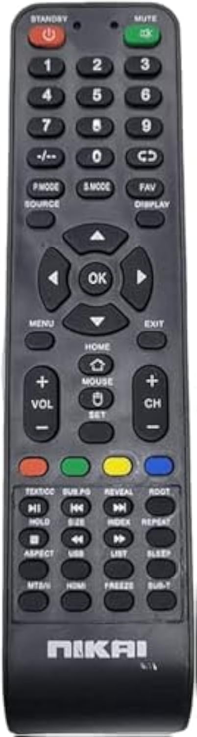 Replacement Remote Control Suitable for NIKAI Smart TV