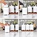 25DOL 35 Ounce Elegant Ceramic Kitchen Canisters Set of 3 - Beautifully Engraved Coffee Tea Sugar Storage Containers Airtight with Feet for Added Style and Stability - Ceramic Jar with Airtight Lid