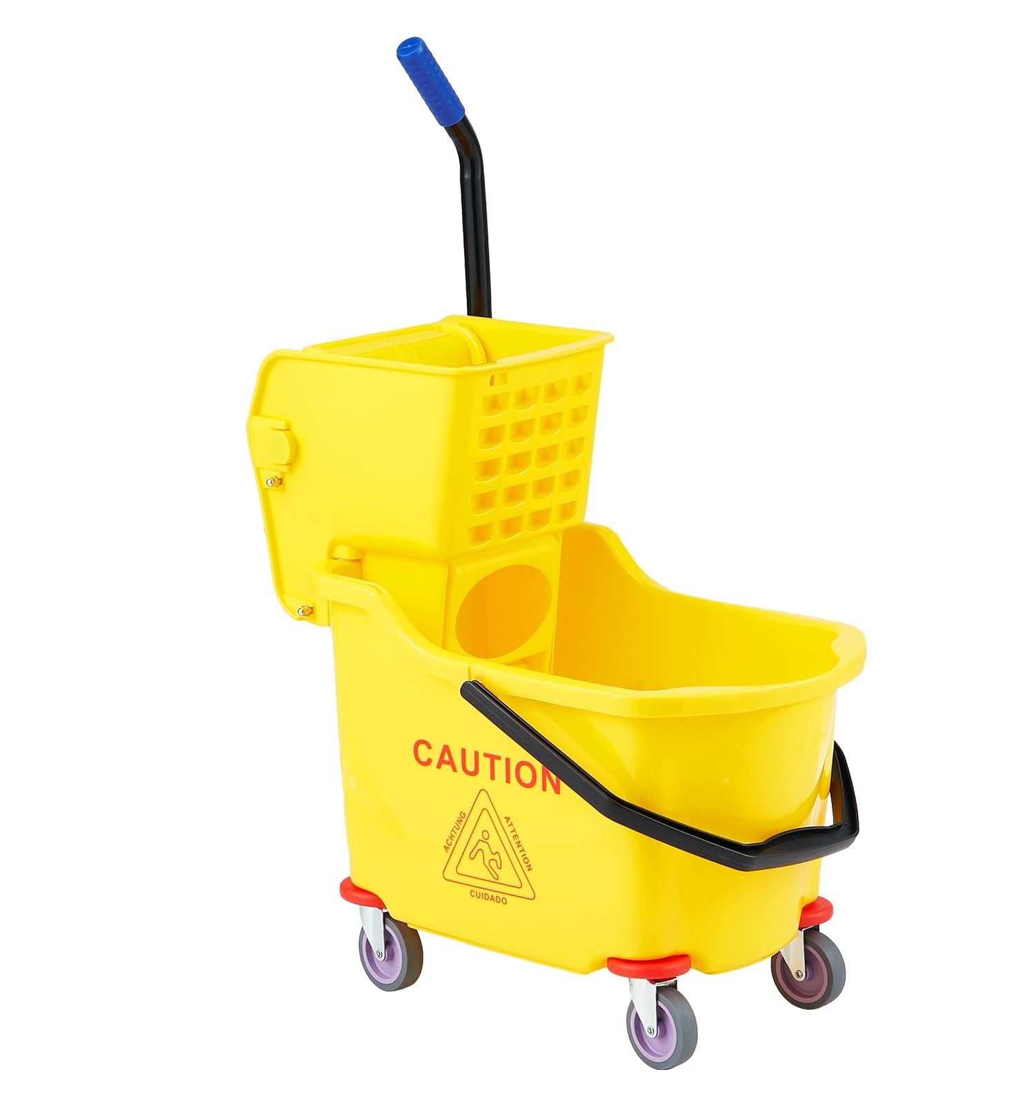 GarveeLife Putzwagen Reinigungswagen Mit Eimer Und Seitenauswringer