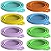 WANBAO 8 pack Silicone Pet Food Can Lids for 3 Standard Size Food Cans for Pet Food Cans or Canned Goods, Multicolor