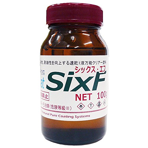 Amazon | 本格的プロ仕様ガラスコーティング、シックスエフ、100g瓶  