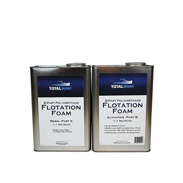 TotalBoat 6 Lb Density Expanding Foam Kit, 2 Part Closed Cell