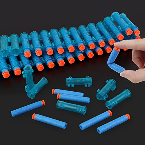 Image of Gatling Toy Gun Soft Bullet Toy Gun for Kids,Gatling Shooting Model Kit for Adults,Automatic Gatling Blasting Toy Foam Blaster with 80 Soft Foam Bullets,Kids' Revolving Toy Gun