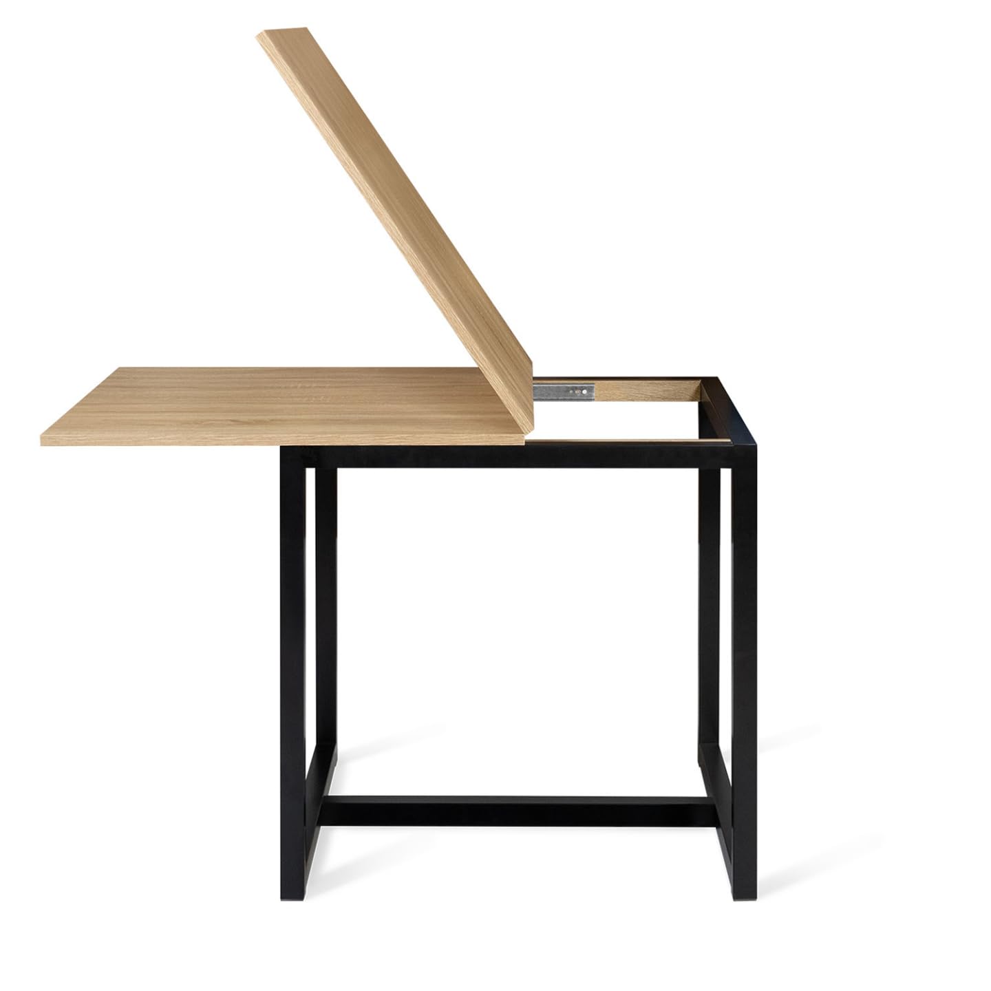 IDMarket - Table à Manger Extensible Rectangle Detroit 80-160 cm