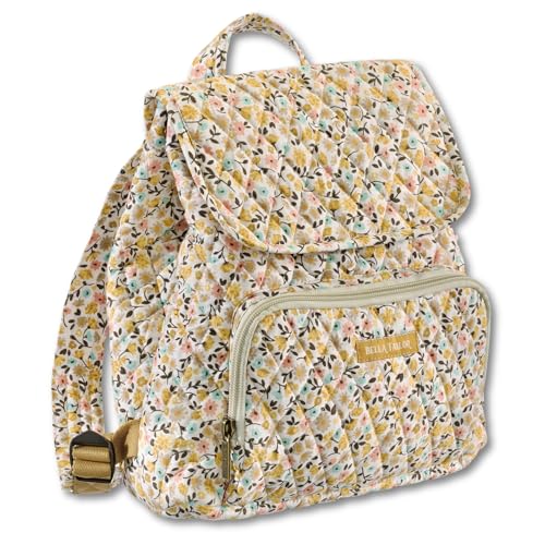 Bella Taylor Mini Backpack Purse for Women Small Size Hands Free Purse with Adjustable Straps Prairie Meadow