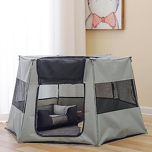 Qianly Casa de Gato Sala de Aconchegante de Gato Brinquedos Confortável Pano Oxford Almofada de Dorm