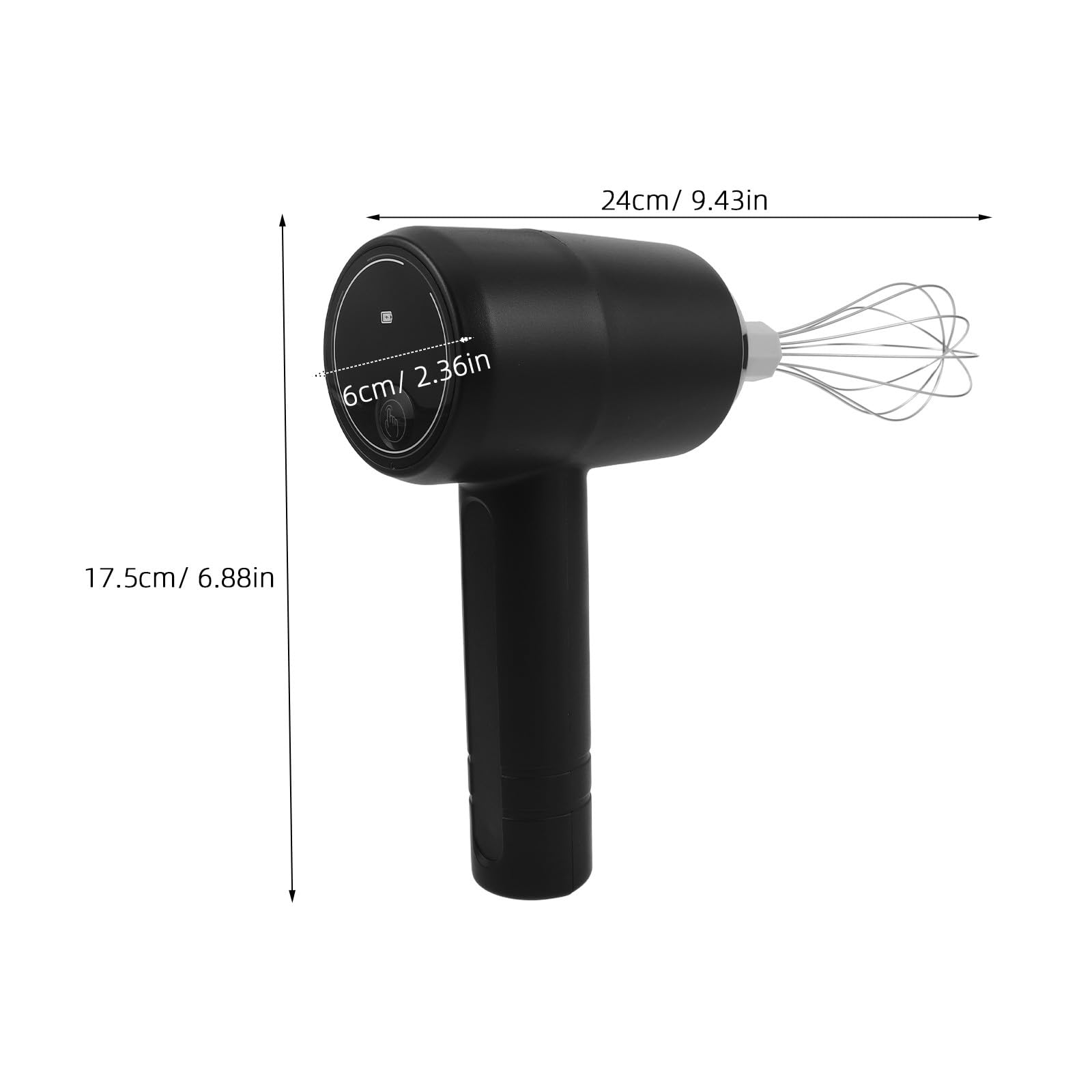 Mélangeur électrique pour coloration capillaire : Mélangeur à main sans fil pour coloration capillaire - Fouet automatique rechargeable pour crème colorante - Accessoires de coiffure