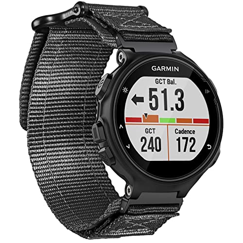 Image of SMITHA Compatible with Garmin Forerunner 235, Rugged Replacement Watch Band Strap Wristband for 220 /230 /235 /620 /630 /735XT /235 Lite Smart Watch for Women Men