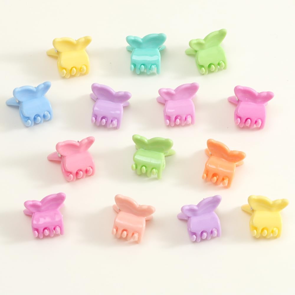 110 pcs Mini Hair Clips Colorful Hair Accessories Matte Claw Clips Star/Flower/Butterfly Hair Clips for Girls and Women 90s Y2K - Image 2
