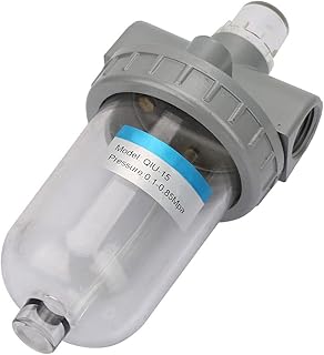 Air Filter Regulator Compressor Air Pressure Compressor Filter ， Air Pressure Compressor Filter Moisture Trap Oil Water Separator Filter Lubricator (QIU-15)