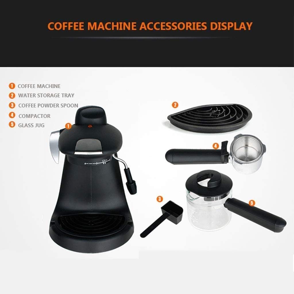 Máquina de Espresso Máquina de 5 Bares de cafetería con espumación de la Varita, cafetera 370W for café Espresso, Capuchino, Latte