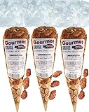 Almonds Cinnamon Roasted (3 Pack) (NET WT 15 OZ) Gourmet Kruise Signature Gift Bags