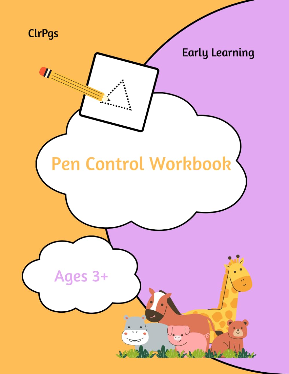 Pen Control Workbook for Kids Ages 3+ Pre-Writing Tracing Lines and Shapes for Nursery / Reception (Preschool)