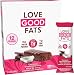 Love Good Fats Bars (Keto Bar, Keto Snacks for Keto Diet, Low Carb Snacks for Low Carb Diet, Low Net Carbs, Gluten Free, Non-GMO) - 12 bars x 13.2 oz each, Coconut Chocolate Chip