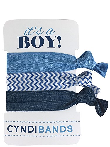 It's a Boy Blue 3 Pack Hair Ties Baby Shower Favor