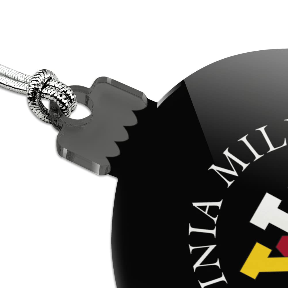 GRAPHICS & MORE Virginia Military Institute Secondary Logo Acrylic Christmas Tree Holiday Ornament