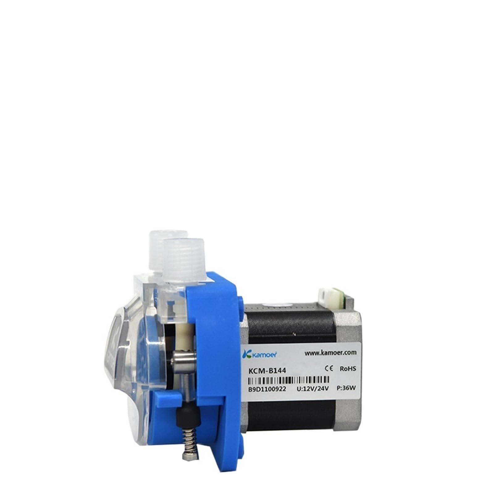 1 x pompa perystaltyczna mikro 12 V, cicha pompa samozasysająca, mała wysokociśnieniowa pompa obiegowa, automatyczna pompa niskociśnieniowa (B16-24V-3 rolki)