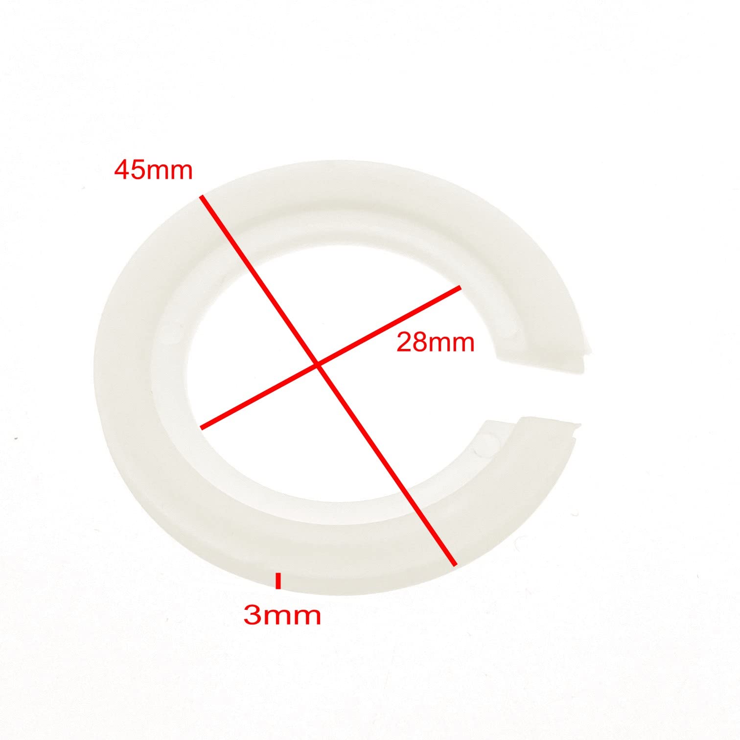 10 Anelli Convertitori Da E27 A E14 Per Paralumi - Adattatori In Plastica - Foto 11