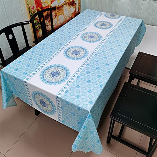 Nappe imperméable mandala 140x260cm rectangulaire couleur E - 4