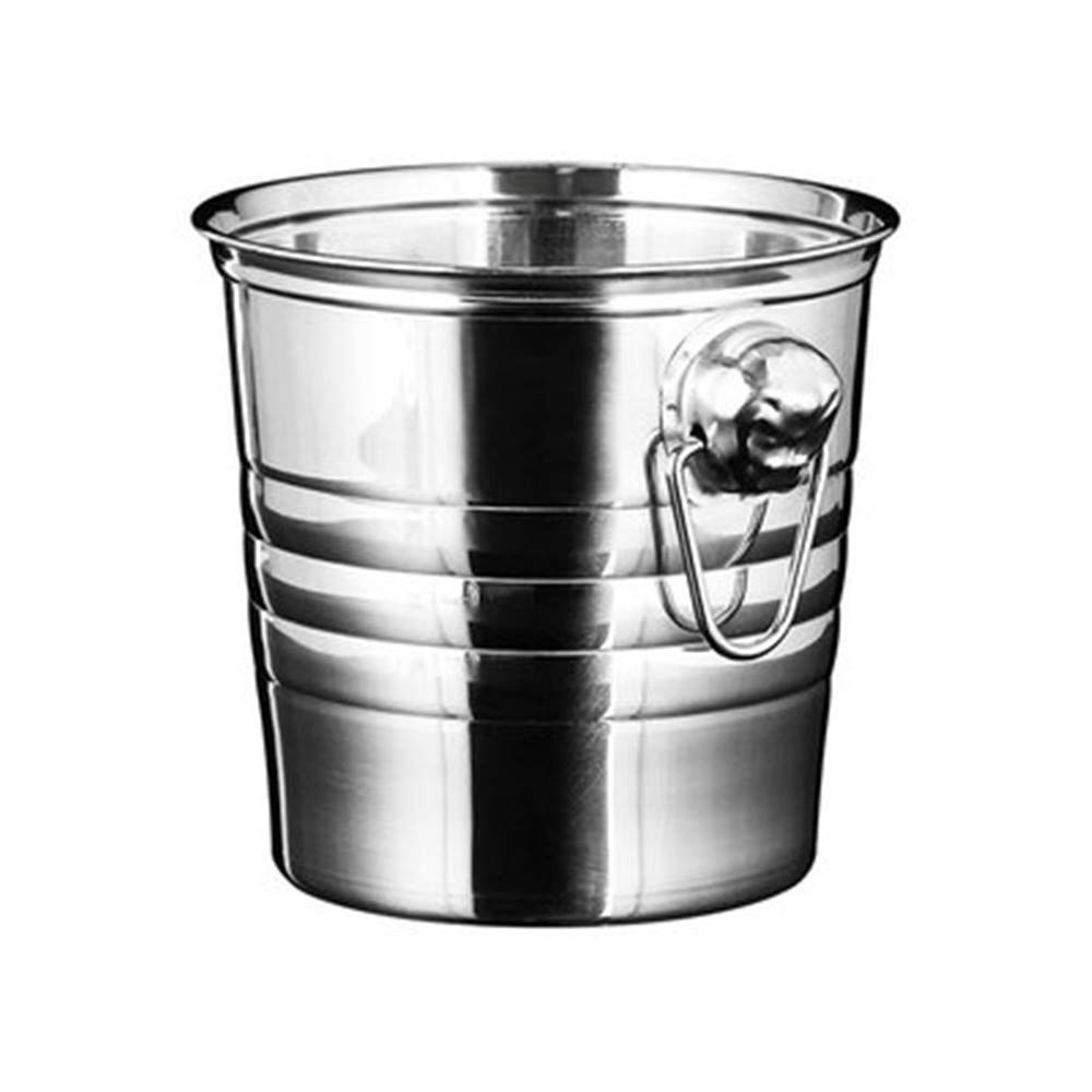 Stainless Steel Tiger Head Ice Bucket Party/Beer/Wine Champagne Ice Bucket 3L/5L/7L (Silver, 3L)
