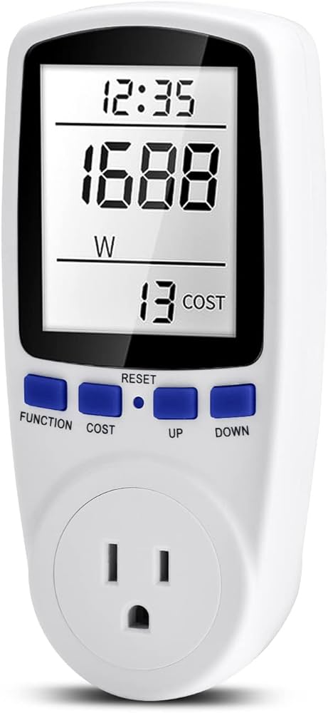 Amazon | DiyStudio 電力計 電力表示器 電力量計 テスター 電力検出器