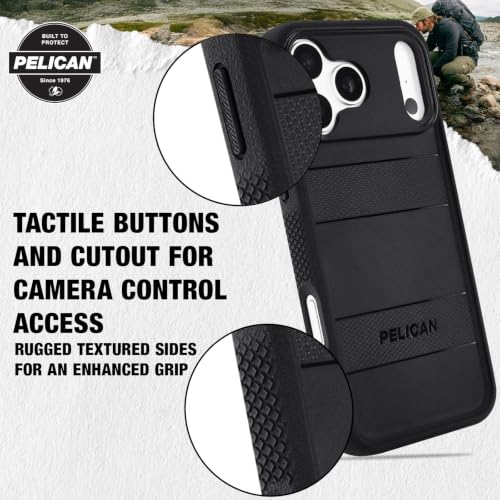 Image of Pelican Protector iPhone 18 Pro /17 Pro Case - MagSafe Phone Case - Black