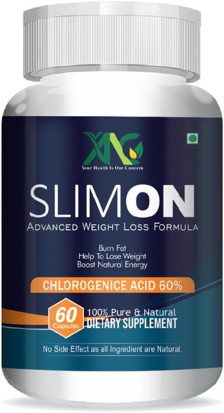 ANC Slimon Advanced Weight Management Formula with Green Coffee and Garcinia Cambogia Extract Energy Increase Metabolism Weight Management Supplement 60 Capsules