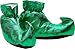 Forum Novelties Women's Deluxe Costume Cloth Elf Shoes, Green, One Size