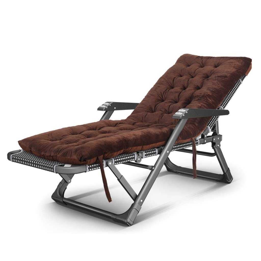 Chaise de camping pliante portable et fauteuil inclinable de jardin