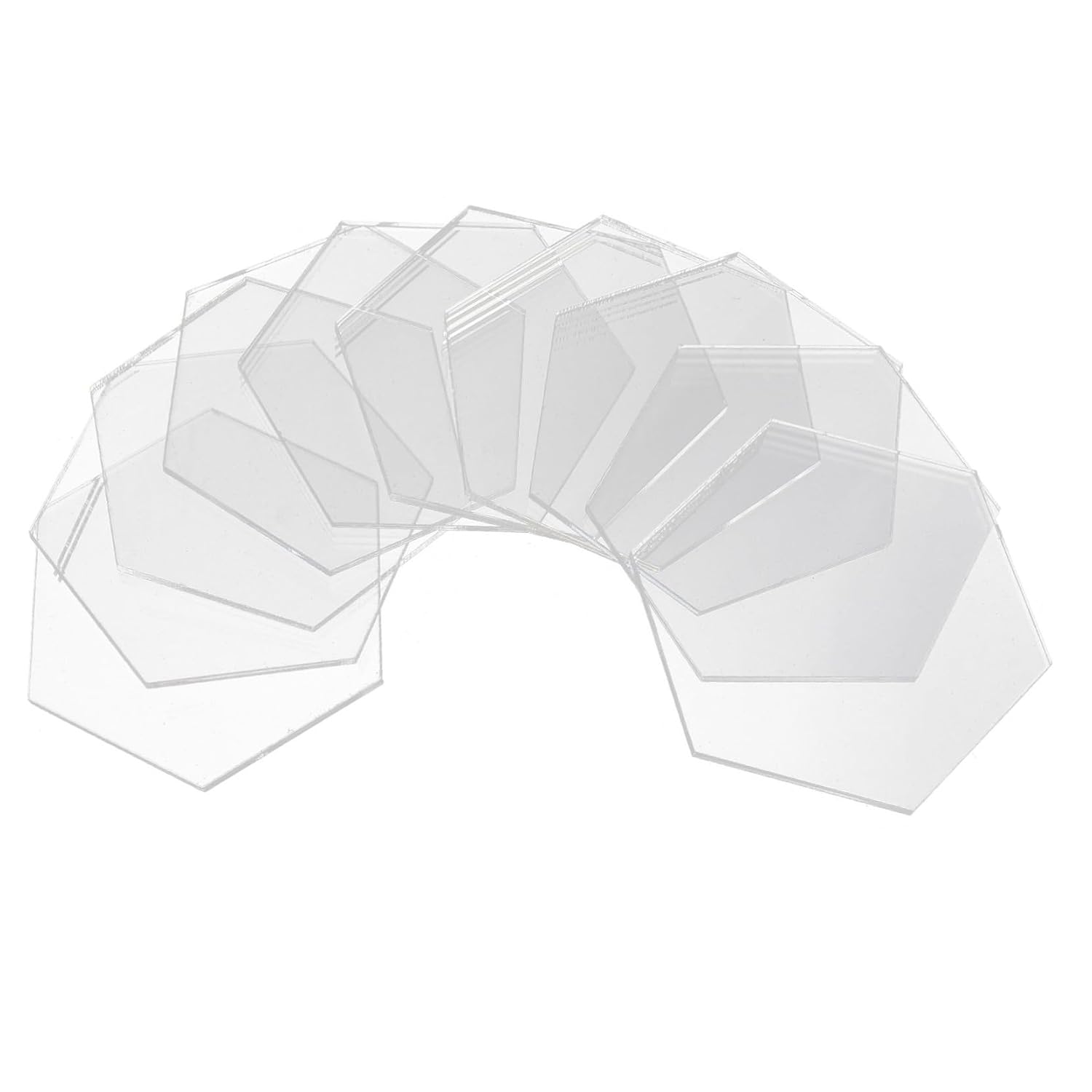 Garneck 10pcs Acrylic Boards Decoration for Crafting Painting and Home Decor Projects Thick