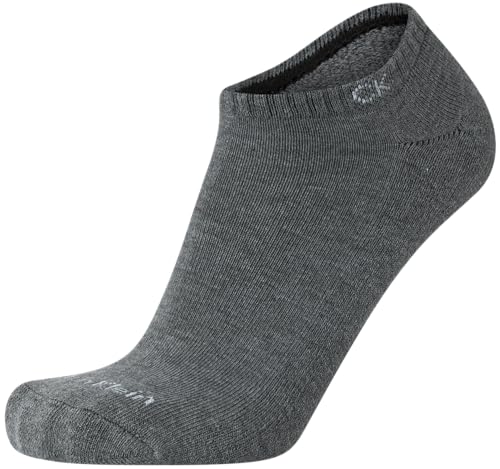 Image of Calvin Klein Mens No Show Socks - 6 Pack Soft Cotton Blend Cushioned Athletic Low Cut Socks for Men for Sports and Running