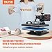 VEVOR Heat Press Machine 12X15 Inch 5 in 1 Combo Digital Multifunctional Sublimation Heat Transfer Machine 360 Degree Rotation Swing Away for Printing T Shirts Hat Mug Cap Plate