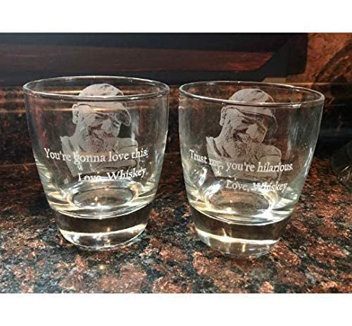 Miniatura 3 de Personalized Engraved wine glass, Custom picture wine glass,engraved photo whiskey glass, photo engraved beer mug