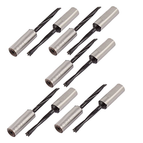 Aexit Woodworking Straight drill hole 4mm Cutting Dia Alloy Brad Point Drill Bit Tool 10pcs (474df5fbeb105b4195a67b28222903e3)