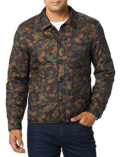 Image of Billy Reid Men's Lightweight Nylon Quilted Packable Shirt Jacket