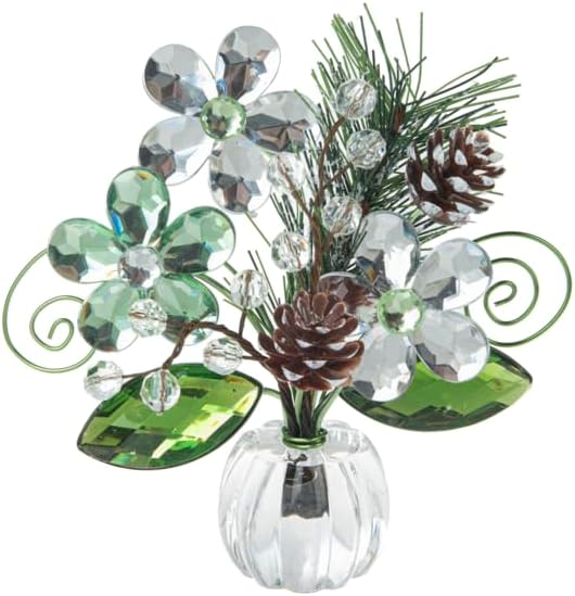 Ganz Crystal Expressions Winter Garden Flower Posy Pot