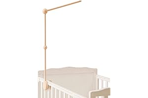 Wooden Baby Crib Mobile Arm for Nursery Decor